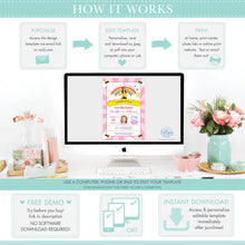 Load image into Gallery viewer, Emma Bow The Wiggles Photo Invitation Editable Template - Digital Printable File - Instant Download - WG1