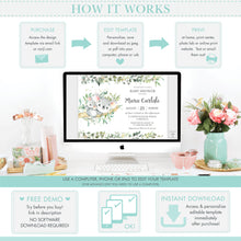 Load image into Gallery viewer, Blush Floral Greenery Mommy and Baby Koala Australian Animals Girl Baby Shower Invitation - Editable Template - Digital Printable File - Instant Download - AU1