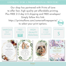 Load image into Gallery viewer, Elegant Rich Burgundy Burnt Orange Blush Ivory Floral Wedding Invitation - Editable Template - Digital Printable File - Instant Download - RB3