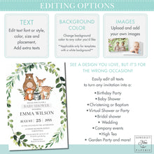 Load image into Gallery viewer, Rustic Burgundy Blush Floral Wedding Invitation Bundle EDITABLE TEMPLATE - Instant Download - Digital Printable File - RB1
