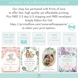 Cute Elephant Pink Floral Greenery Chocolate Bar Wrapper - Baby Shower Birthday Editable Template - Instant Download - EP10