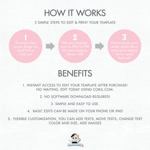 Whimsical Twin Girls Elephant Baby Shower Invitation Editable Template - Instant Download - Digital Printable File - EP3